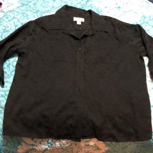 CJ Banks 3/4 Sleeve Blouse